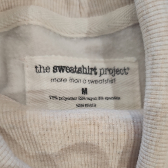 Cream Sweater with Button Accents - Picture 2 of 3